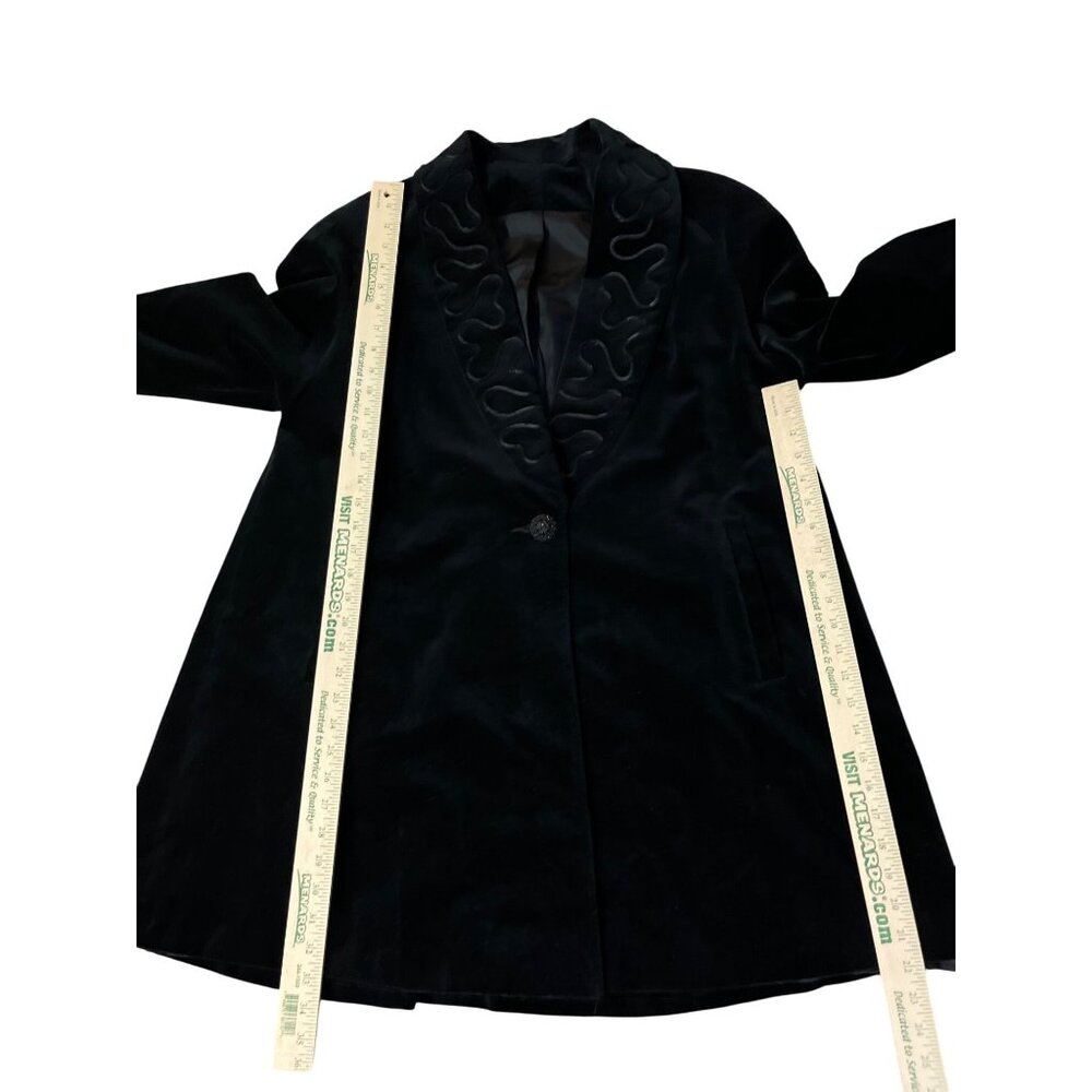 Vintage de Ball Velvet Coat Womens S Used Lined - Picture 12 of 15